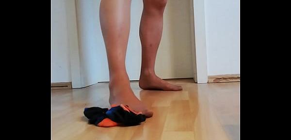  Shiny Pantyhose nude, 15den, Spandex Swimshort